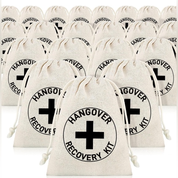 Hangover Gift Bags with Drawstring perfect for Bachelor/Bachelorette Par… - Picture 1 of 7